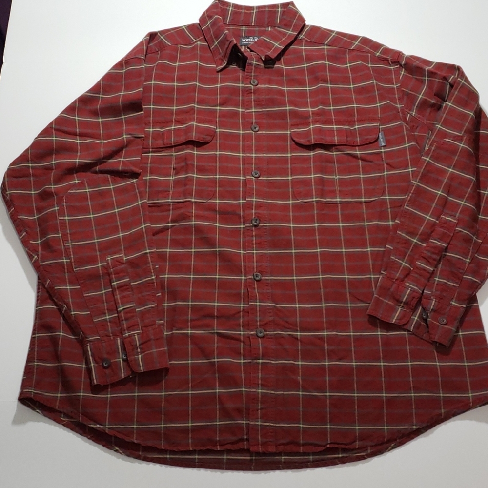 Woolrich Melot Mens Flannel Dual Front Pockets